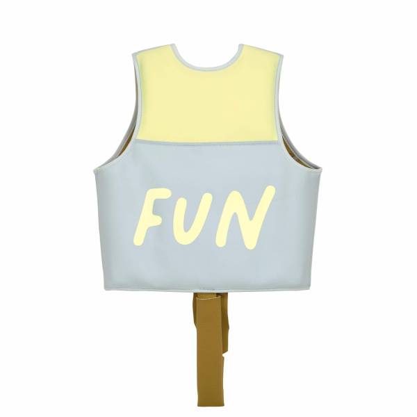LAESSIG Splash&Fun Swim Vest - Blue/Lime One size