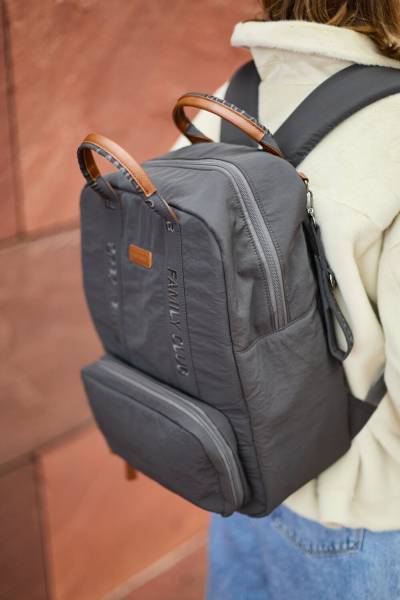 CHILDHOME Family Club Backpack Signature - Urban Dark Grey