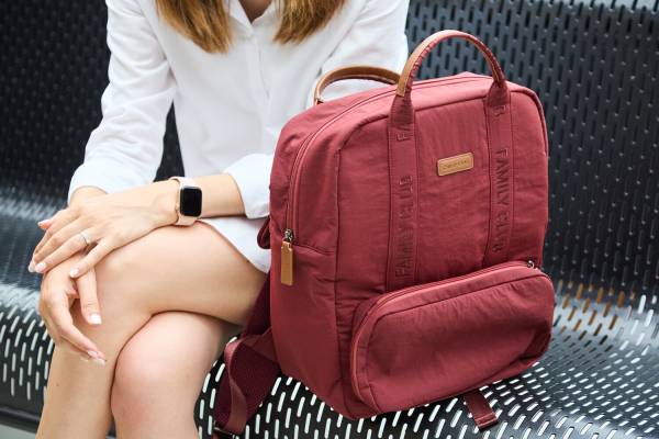 CHILDHOME Family Club Backpack Signature - Urban Burgundy