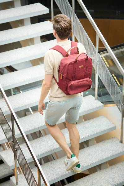 CHILDHOME Family Club Backpack Signature - Urban Burgundy