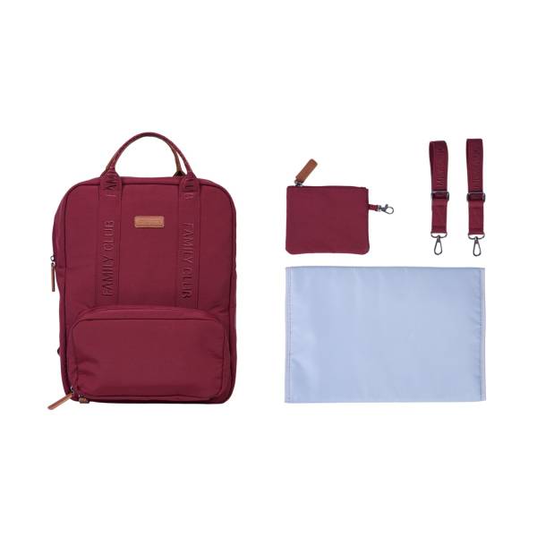 CHILDHOME Family Club Backpack Signature - Urban Burgundy
