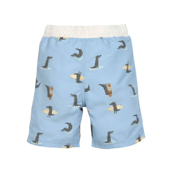 LAESSIG Splash&Fun Board Shorts - Crocodile Sky Blue 36m