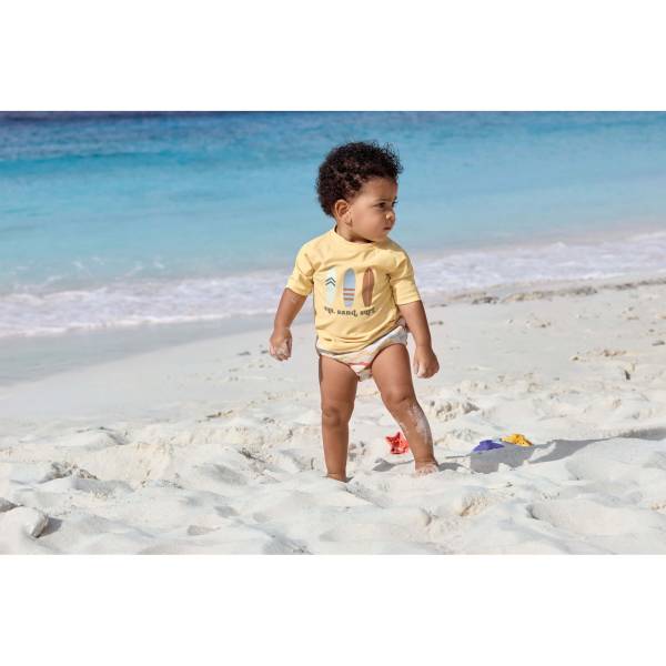 LAESSIG Splash&Fun Short Sleeve - Rashguard Surfboards Vanilla 24m