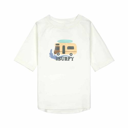 LAESSIG Splash&Fun Short Sleeve - Rashguard Camper Sea Salt 12m