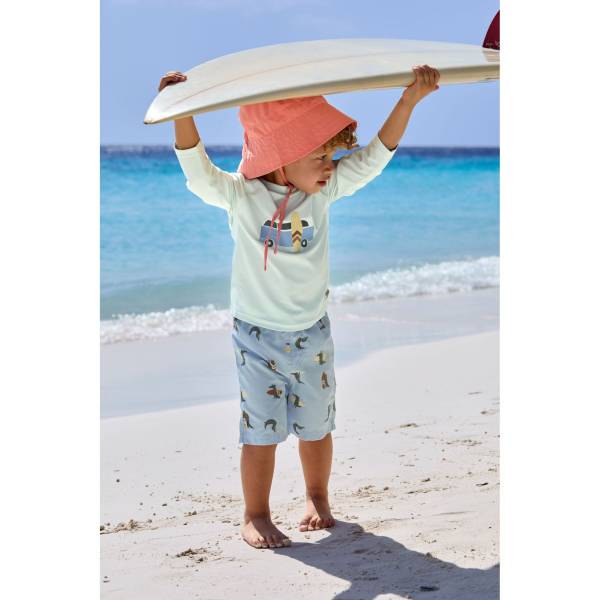 LAESSIG Splash&Fun Long Sleeve - Rashguard Camper Sea Salt 12m