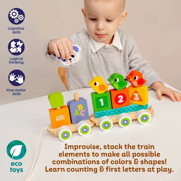 KIDS HITS Wooden Train - ABC