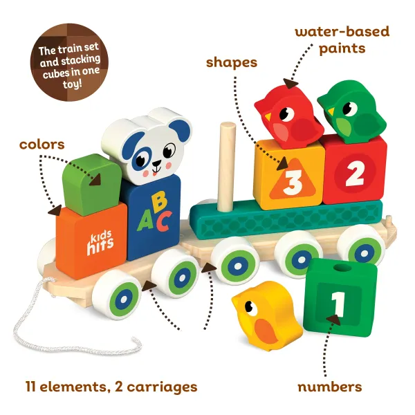 KIDS HITS Wooden Train - ABC