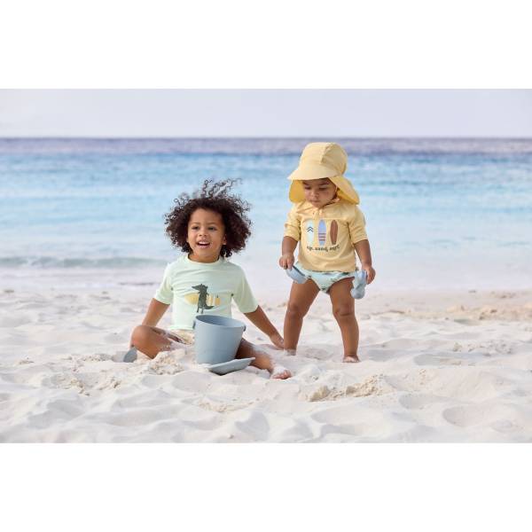 LAESSIG Splash&Fun Sun Protection Flap Hat - Vanilla 18m