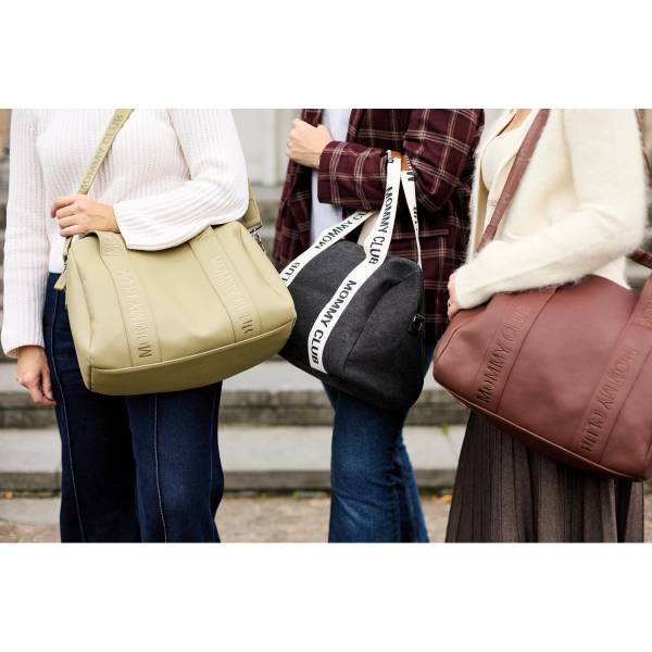 CHILDHOME Mommy Bag CLUB Signature - Vegan Leather Green