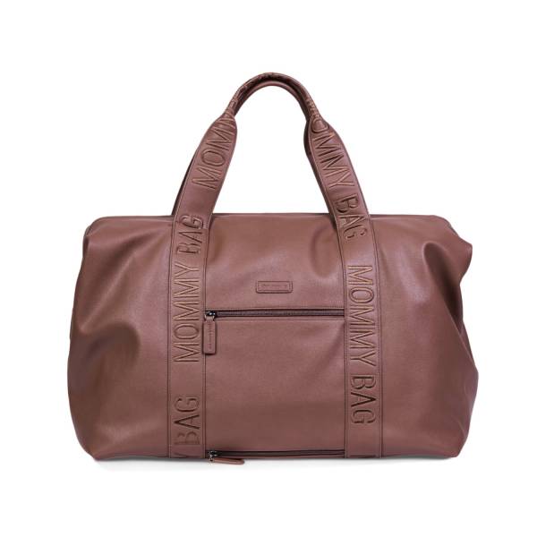 CHILDHOME Mommy Bag Signature - Vegan Leather Dark Brown