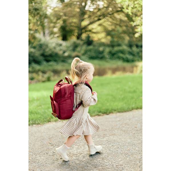 CHILDHOME Kids Backpack mini Club Signature - Urba Burgundy