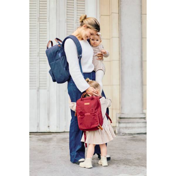 CHILDHOME Kids Backpack mini Club Signature - Urba Burgundy