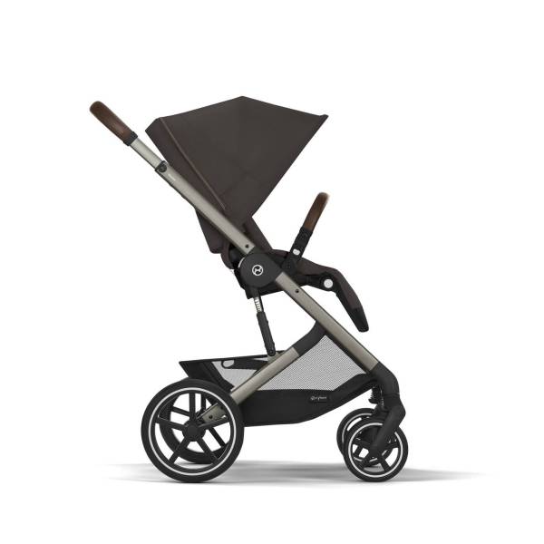 CYBEX BALIOS S Stroller Lux Taupe - Chocolate Brown