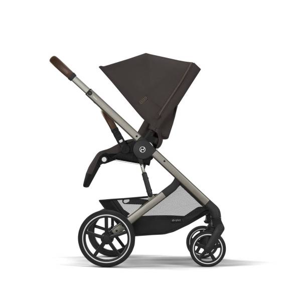 CYBEX BALIOS S Stroller Lux Taupe - Chocolate Brown