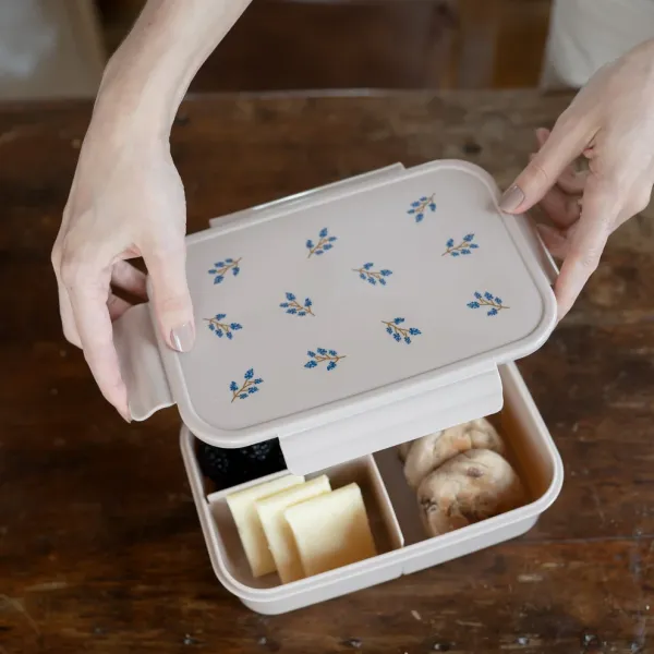3 SPROUTS Lunch Bento Box - Blueberry/taupe