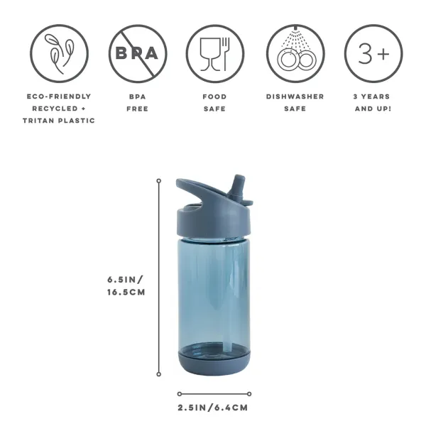3 SPROUTS Water Bottle - Blue
