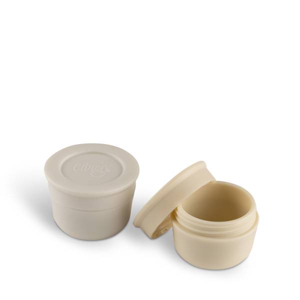 Citron Mini Sauce Containers - Grey/Beige