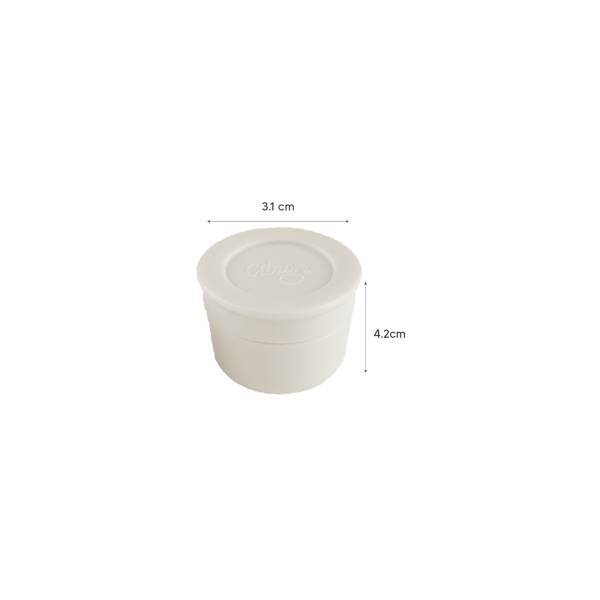 Citron Mini Sauce Containers - Grey/Beige