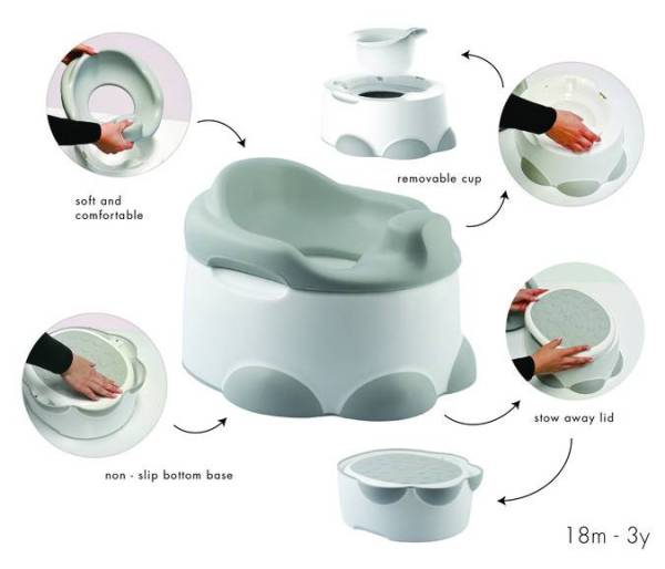BUMBO Step 'n Potty - Powder Blue