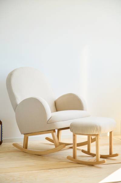 CHILDHOME Rocking Chair Adult - Linen Beige