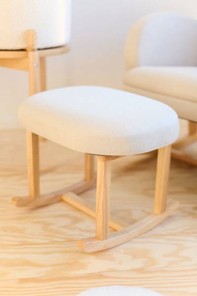 CHILDHOME Rocking Footrest - Linen Beige