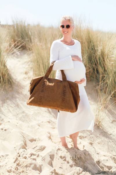 CHILDHOME Mommy Bag Signature Canvas - Prestige Hazelnut