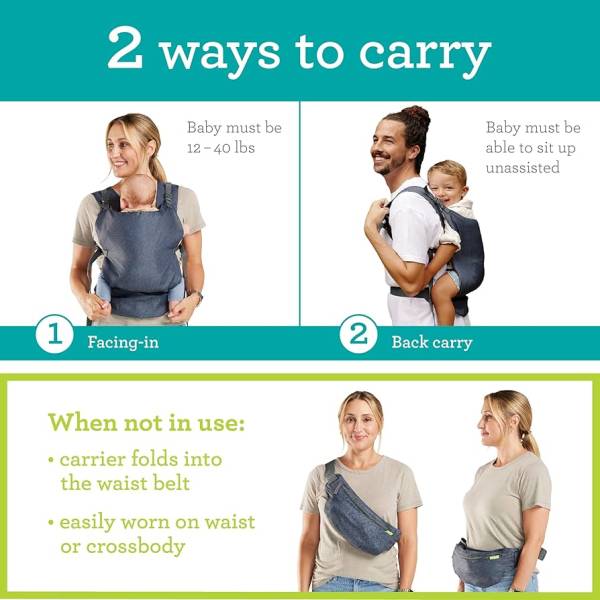 INFANTINO Carrier Fold&Go 2in1