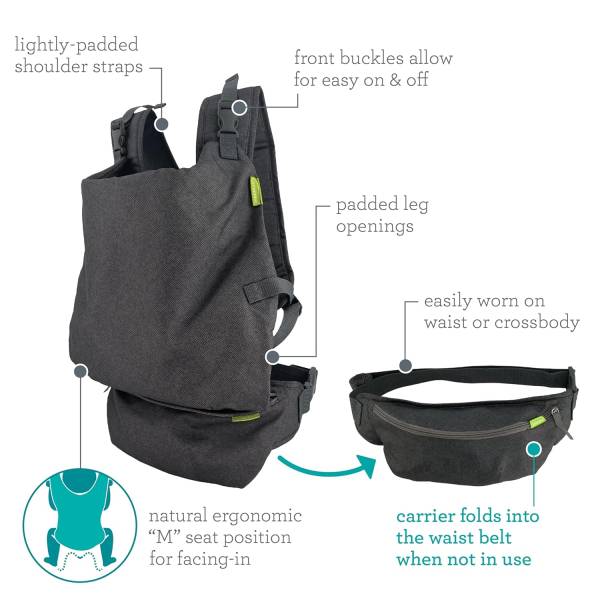 INFANTINO Carrier Fold&Go 2in1