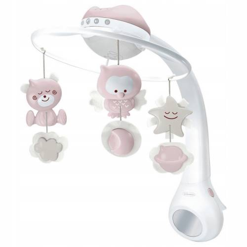 INFANTINO 3in1 Projector Musical Mobile - Dusty Pink