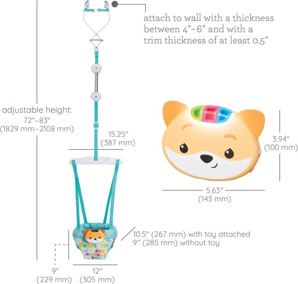 INFANTINO 2in1 Music&Light Doorway Jumper