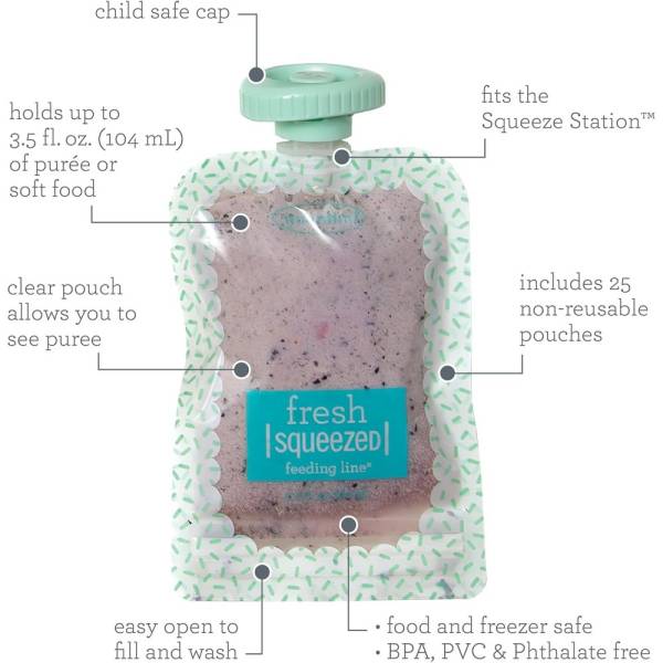 INFANTINO Squeeze Pouches 25pcs