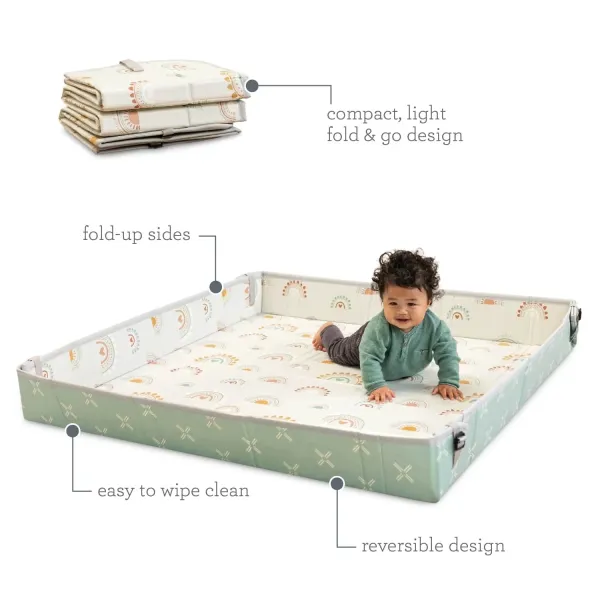 INFANTINO Foldable Soft Mat - Rainbow