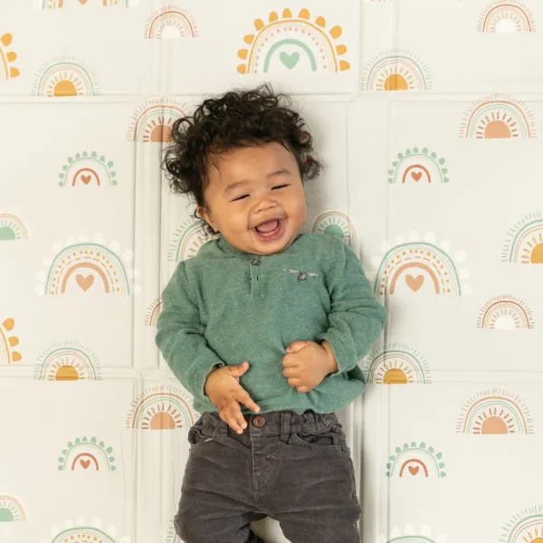 INFANTINO Foldable Soft Mat - Rainbow