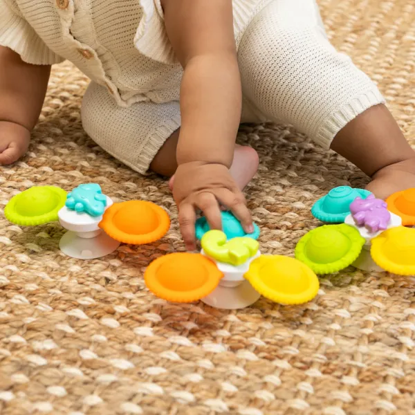 INFANTINO Silicone Bath Pop Spinners