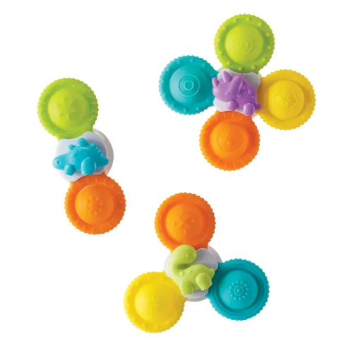 INFANTINO Silicone Bath Pop Spinners