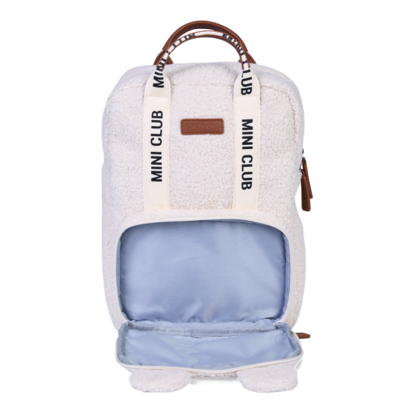 CHILDHOME Kids Backpack mini Club Signature - Teddy Off/White