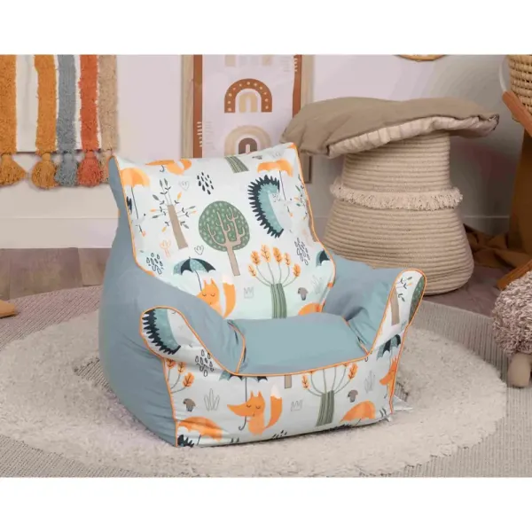 Bean Bag Chair - Fox and Hedgehogs