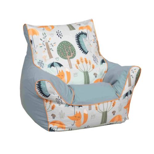 Bean Bag Chair - Fox and Hedgehogs
