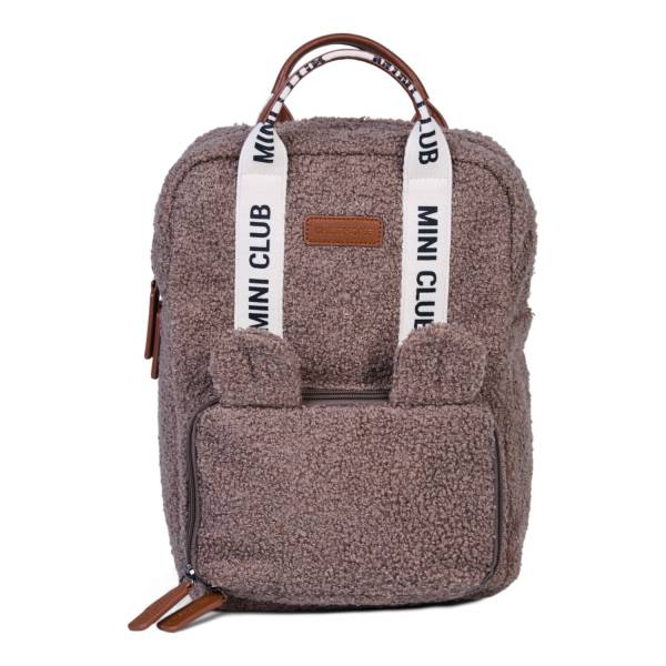 CHILDHOME Kids Backpack mini Club Signature - Teddy Soft Brown