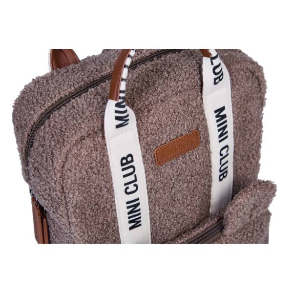 CHILDHOME Kids Backpack mini Club Signature - Teddy Soft Brown