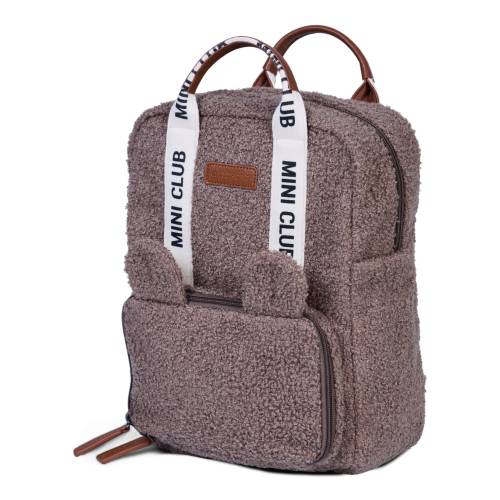 CHILDHOME Kids Backpack mini Club Signature - Teddy Soft Brown