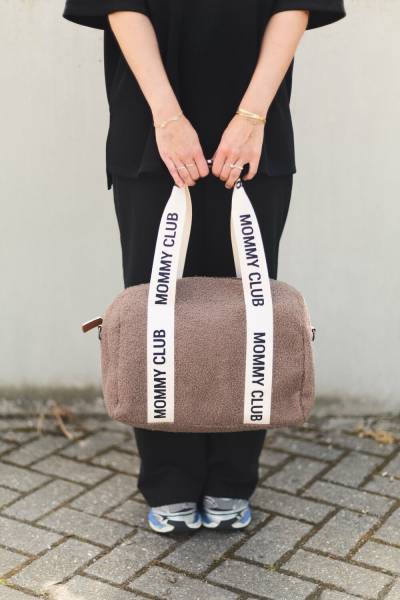 CHILDHOME Mommy Bag CLUB Signature - Teddy Soft Brown