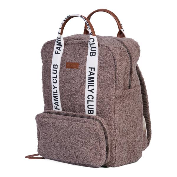 CHILDHOME Family Club Backpack Signature - Teddy Soft Brown