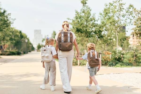 CHILDHOME Family Club Backpack Signature - Teddy Soft Brown