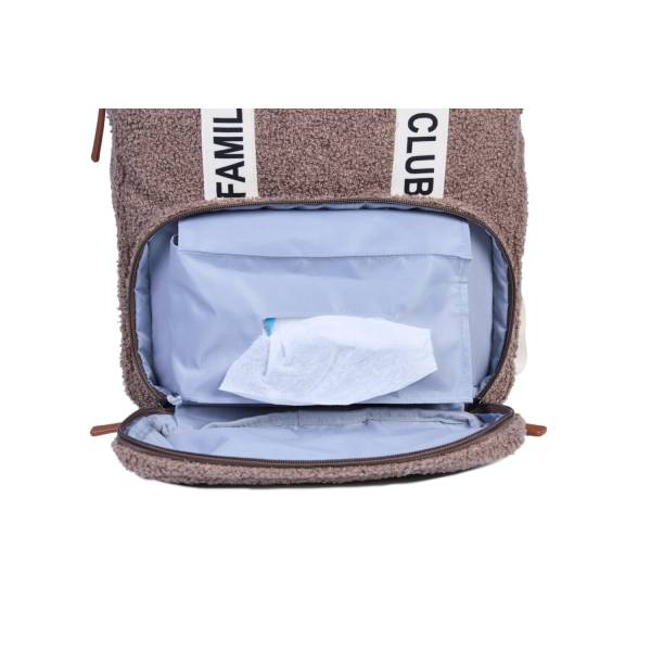 CHILDHOME Family Club Backpack Signature - Teddy Soft Brown