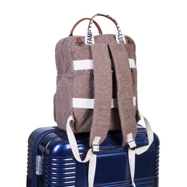 CHILDHOME Family Club Backpack Signature - Teddy Soft Brown