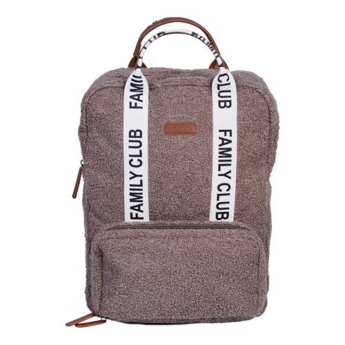 CHILDHOME Family Club Backpack Signature - Teddy Soft Brown