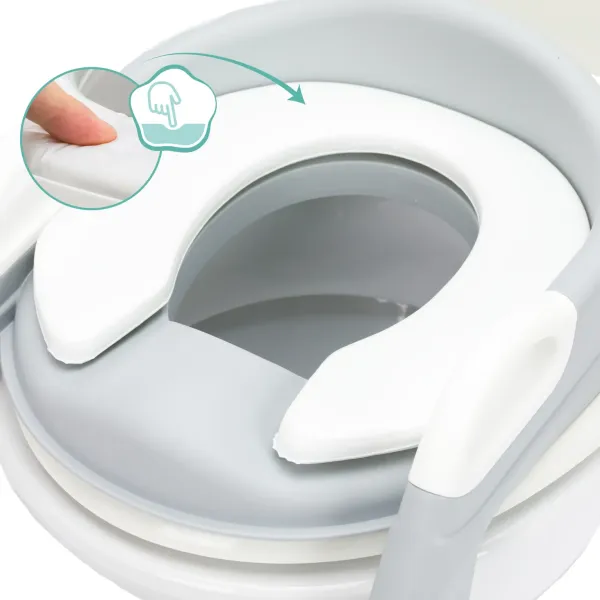 FILLIKID Toilet Trainer -  White Grey