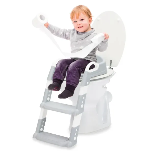 FILLIKID Toilet Trainer -  White Grey