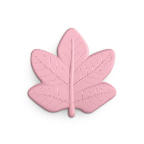 SUAVINEX Poetry Silicone Forest Leaf Teether - Pink